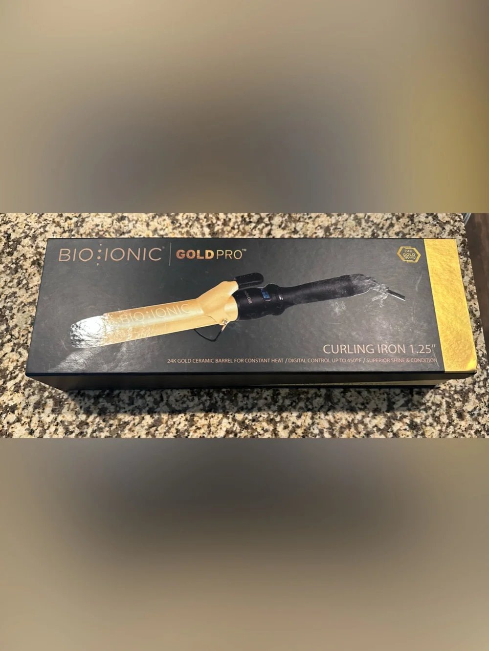 Bio Ionic GoldPro 1.25in curling Iron